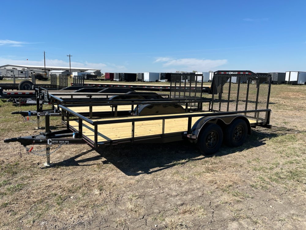 16'x83" Coffee Creek LD Utility Trailer