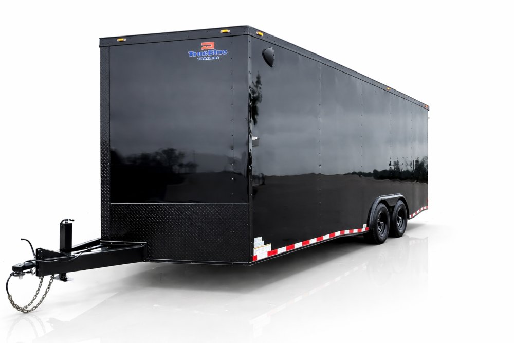 20'x8.5'x TrueBlue Enclosed Car Hauler