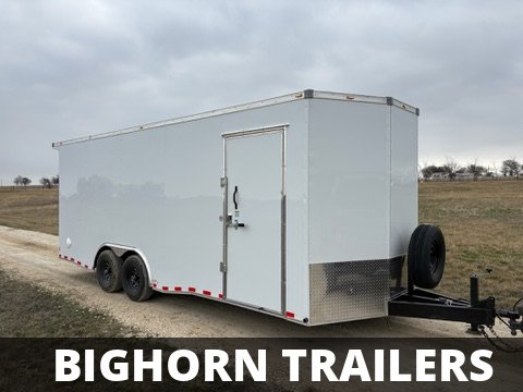 20'x8.5'x7' TrueBlue Enclosed Car Hauler