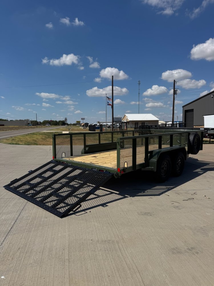 16'x83" TexLine LD Utility Trailer