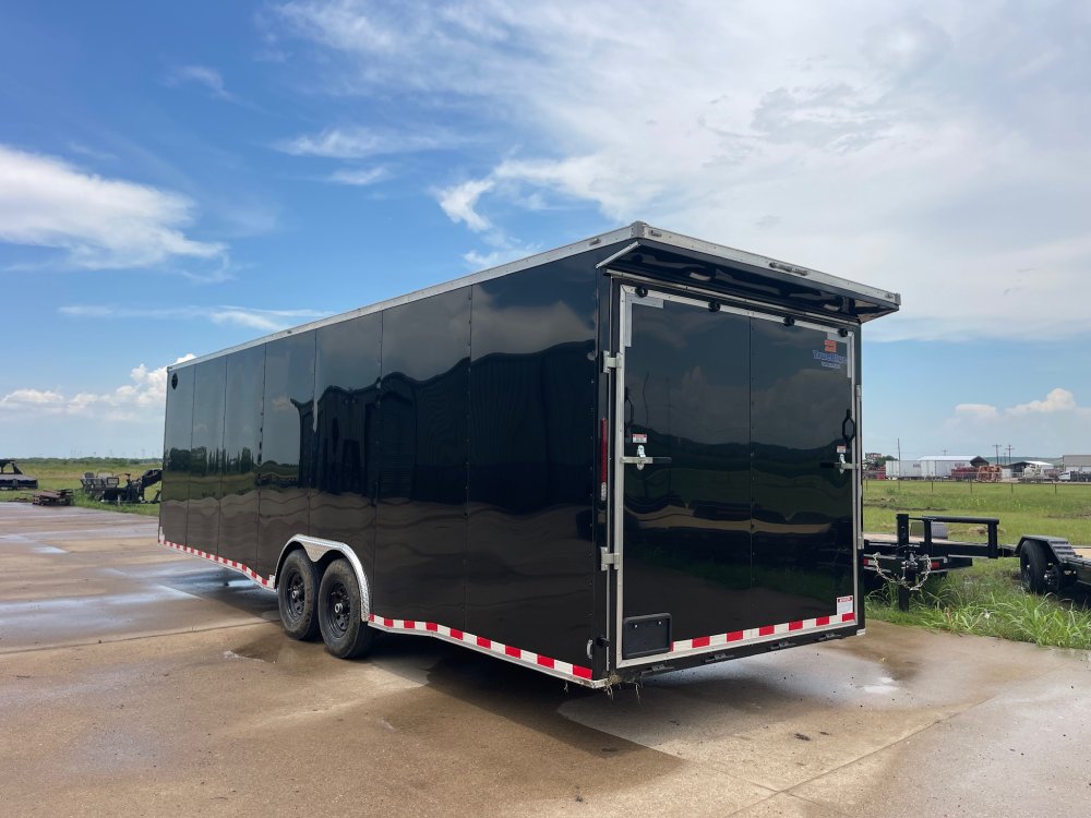 28'x8.5'x TrueBlue Enclosed Car Hauler