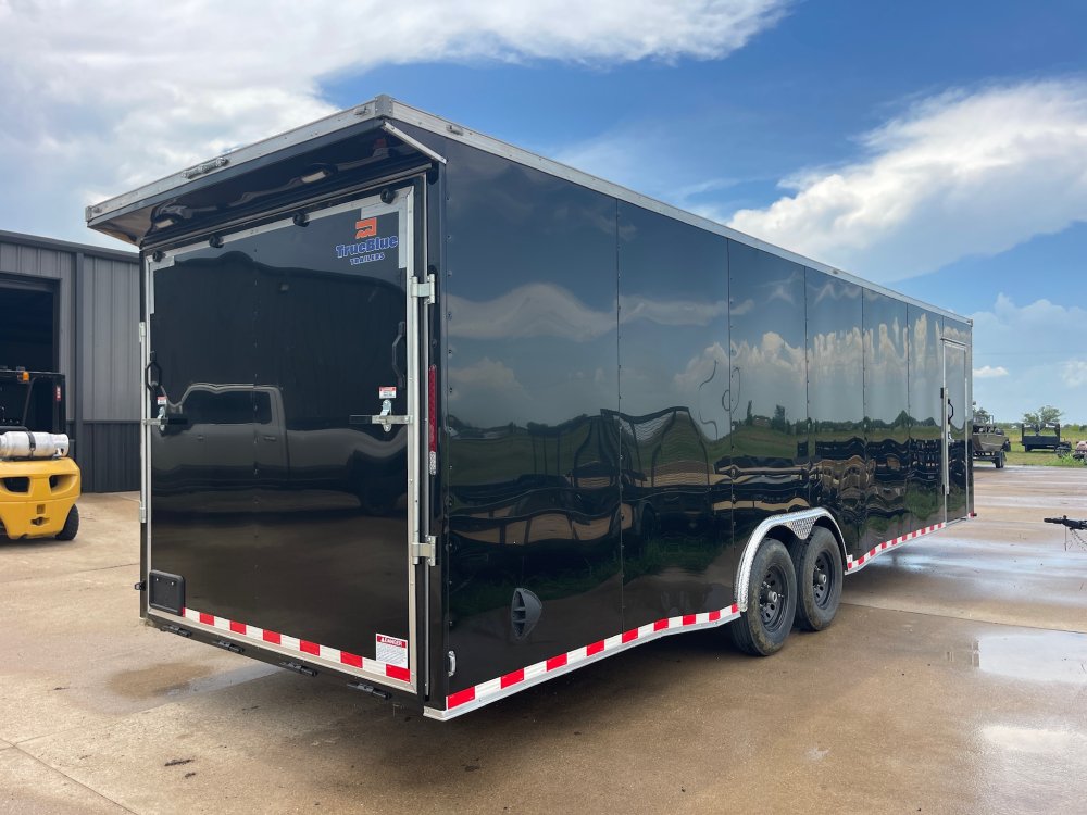28'x8.5'x TrueBlue Enclosed Car Hauler