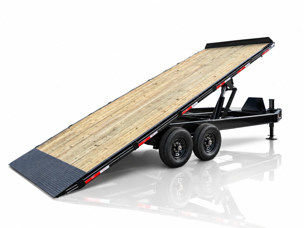 24'x102" JBA Deckover Power Tilt Trailer
