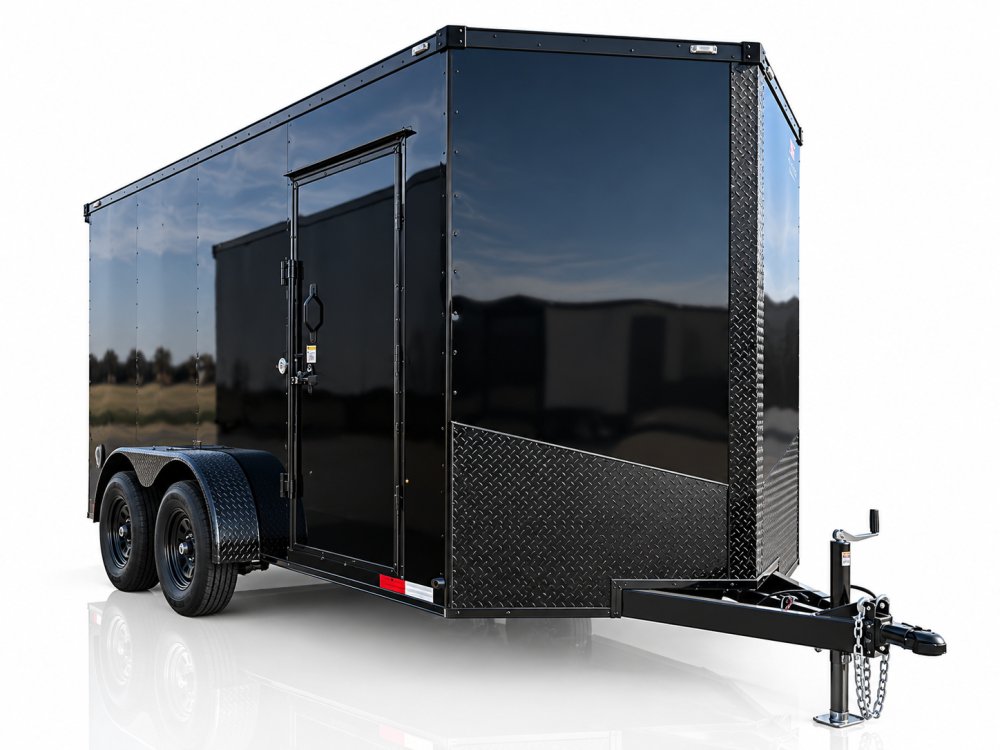 12'x7'x7' TrueBlue Enclosed Cargo