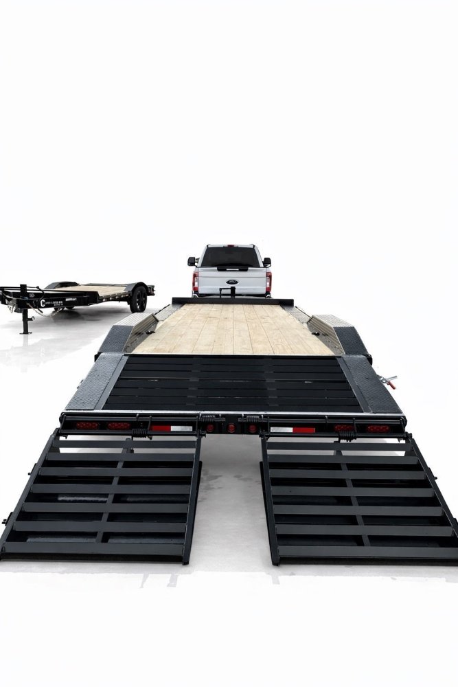 24'x102" Coffee Creek 8" I-Beam Car Hauler