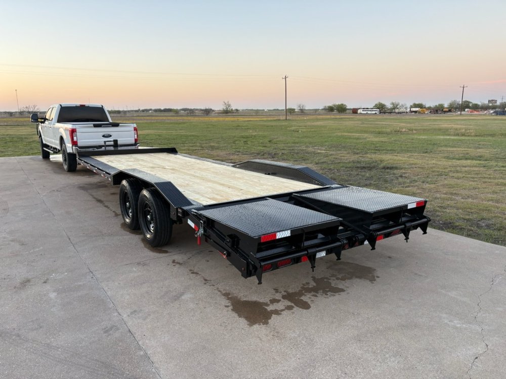24'x102" Coffee Creek 8" I-Beam Car Hauler