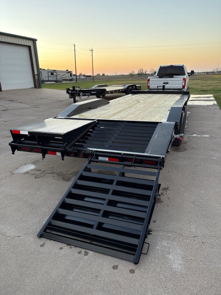 24'x102" Coffee Creek 8" I-Beam Car Hauler