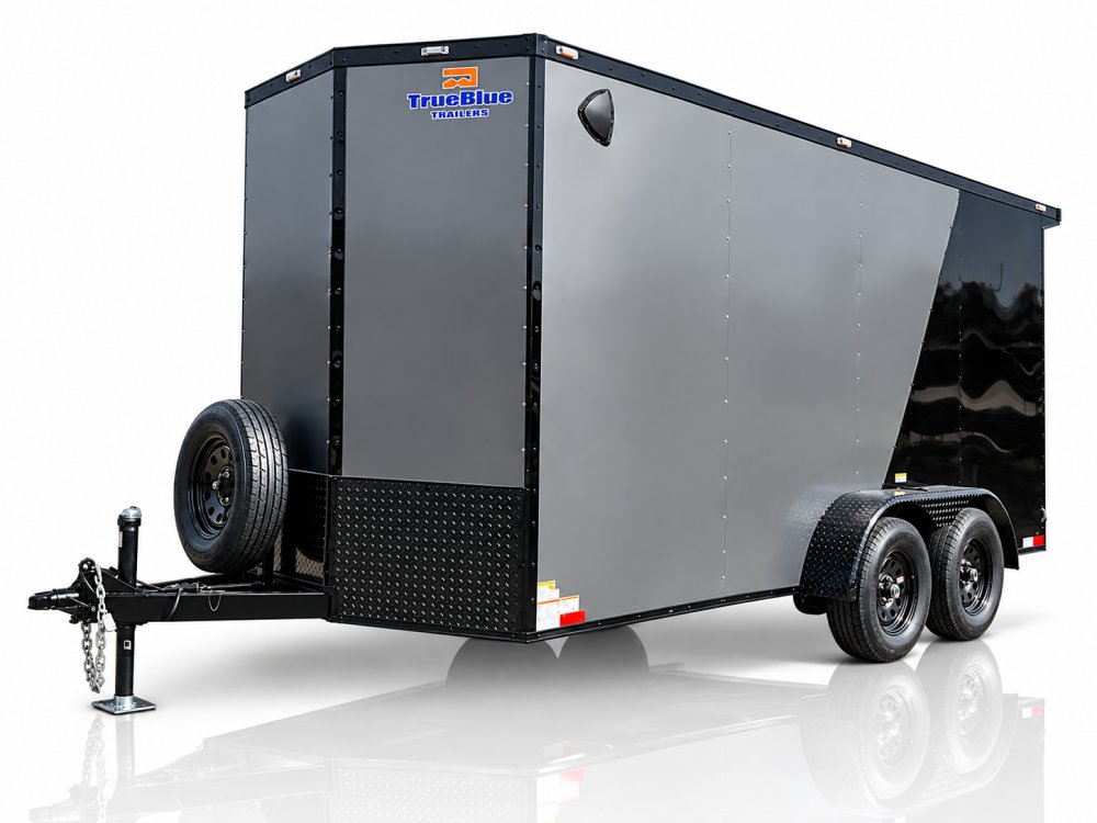 16'x7'x7' TrueBlue Enclosed Cargo Trailer