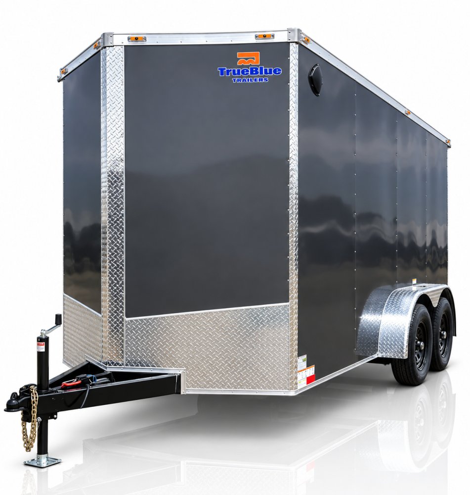 14'x7'x7' TrueBlue Enclosed Cargo Trailer