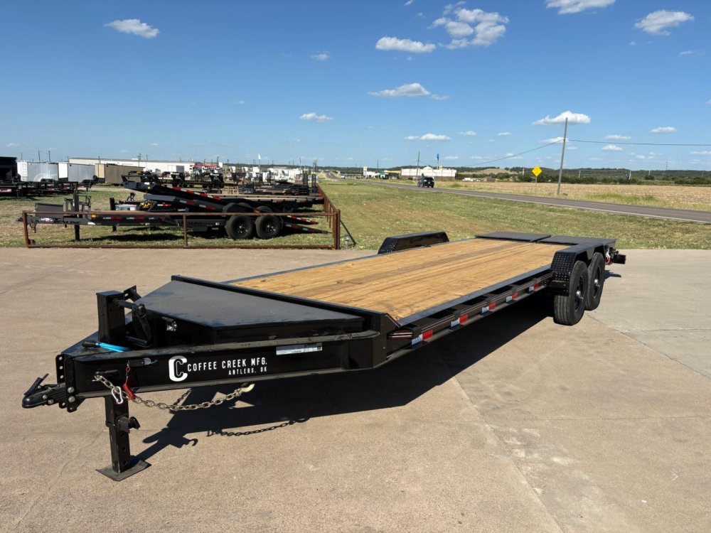 24'x83" Coffee Creek 8" I-Beam Car Hauler