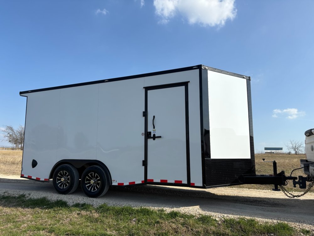 16'x8.5' TrueBlue Enclosed Car Hauler