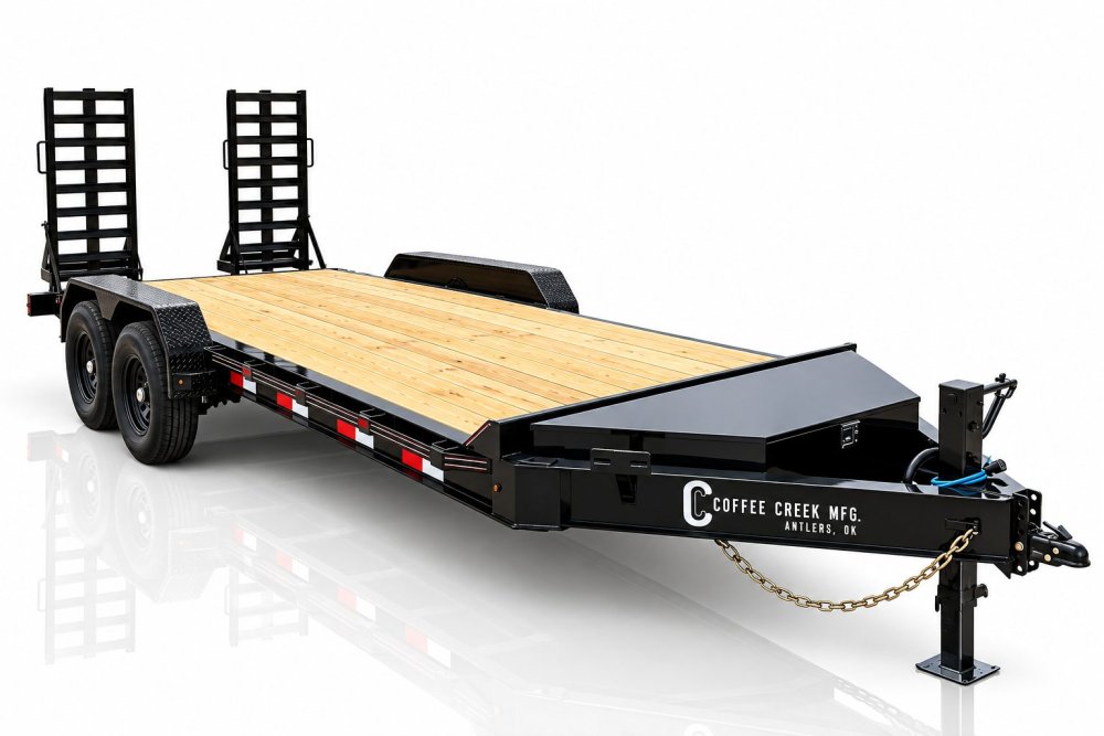 20'x83" Coffee Creek 8" I-Beam Car Hauler