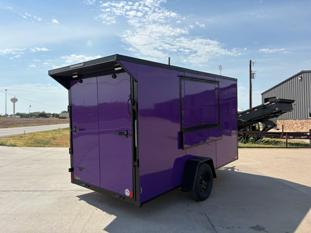 12'x6'x6.5' Triple Trailers Enclosed Cargo