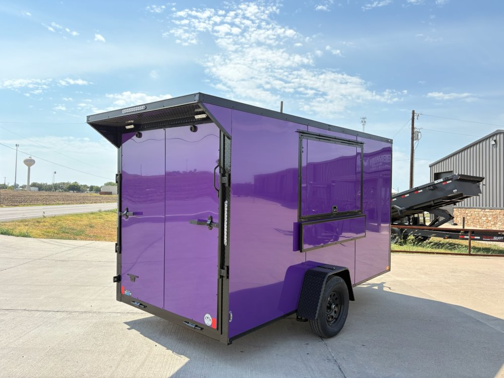 12'x6'x6.5' Triple Trailers Enclosed Cargo