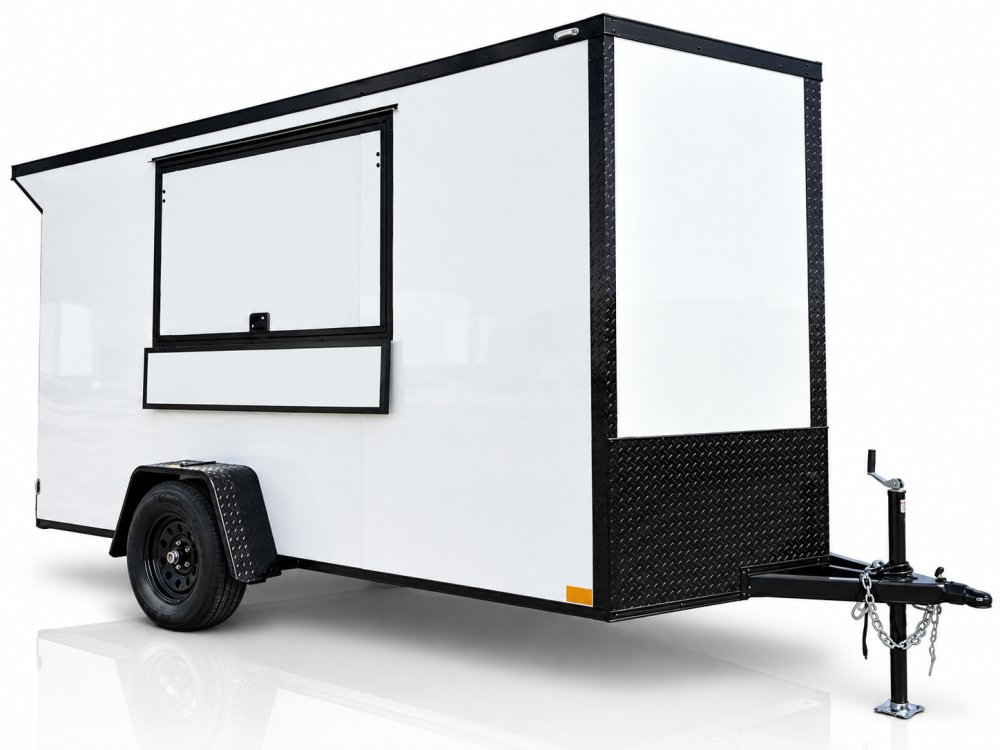 12'x6'x6.5' Triple Trailers Enclosed Cargo Trailer