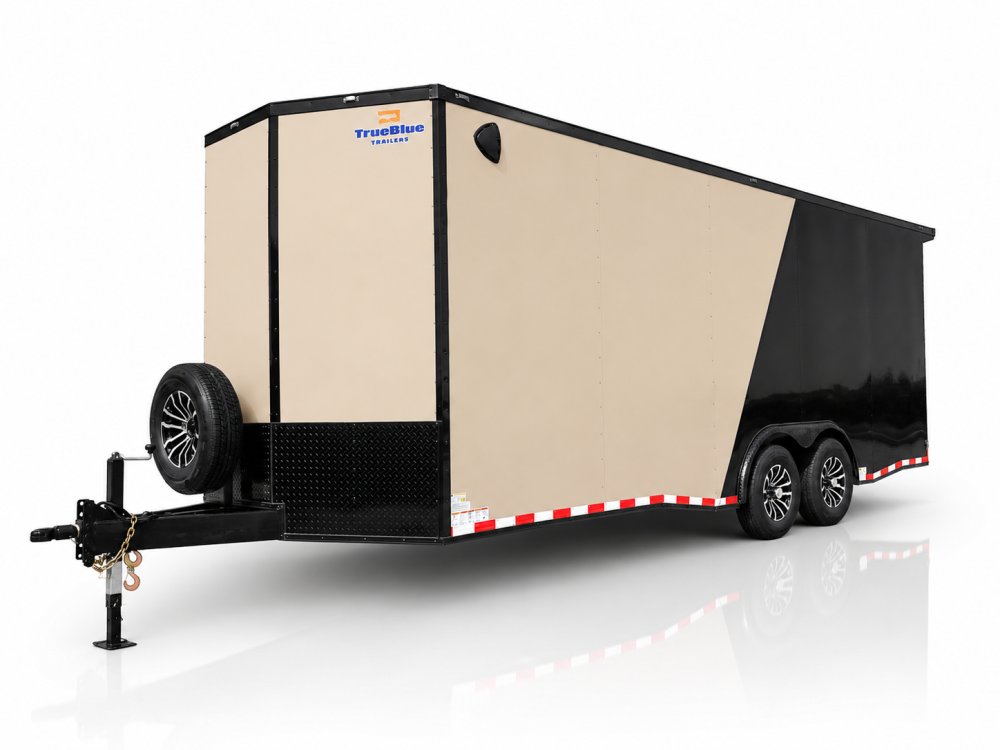 20'x8.5'x TrueBlue Enclosed Car Hauler Trailer
