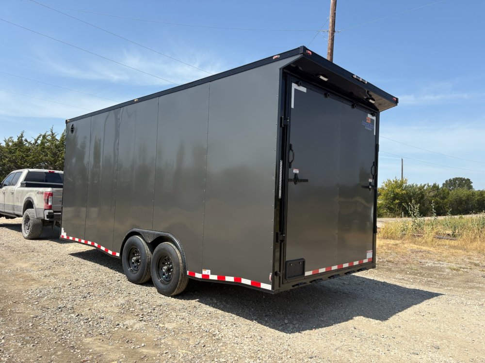20'x8.5'x8' TrueBlue Enclosed Car Hauler