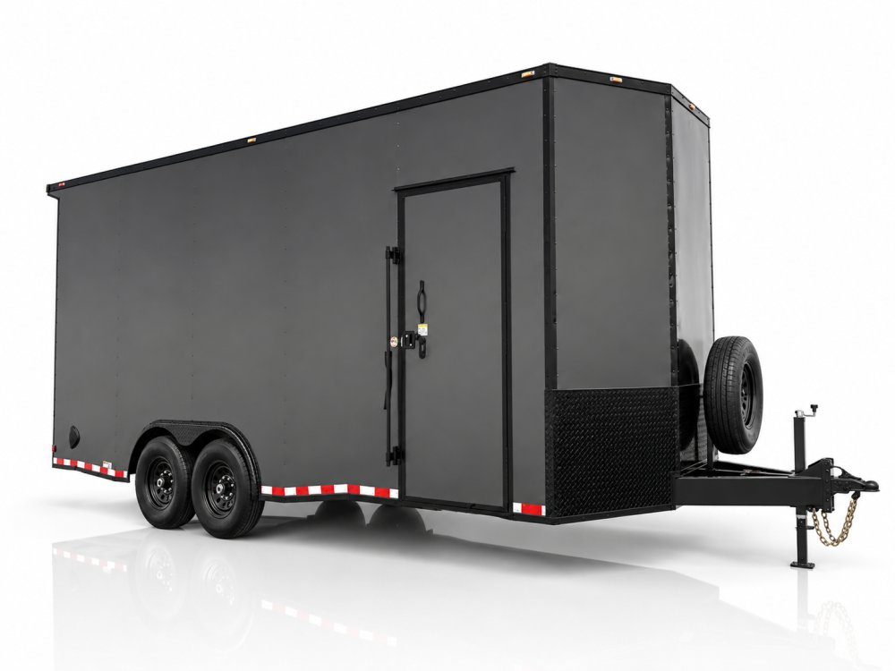 20'x8.5'x8' TrueBlue Enclosed Car Hauler Trailer