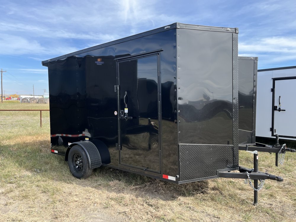 12'x6'x7' TrueBlue Enclosed Cargo