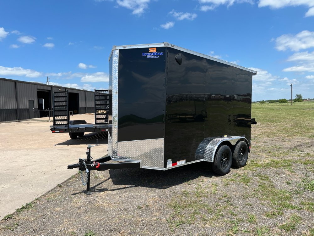 12'x6'x7' TrueBlue Enclosed Cargo