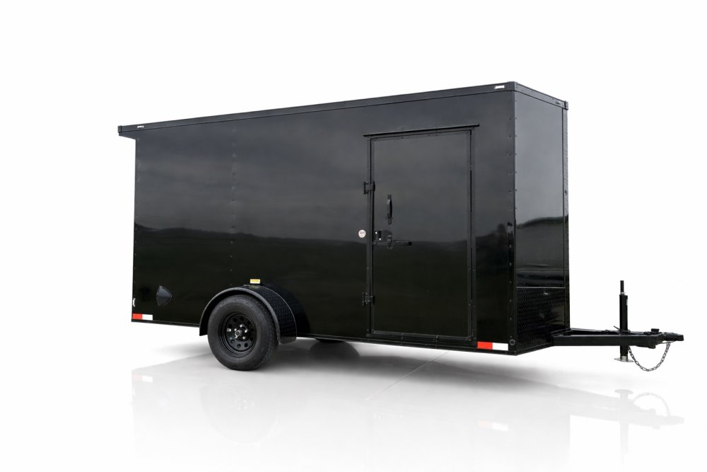 12'x6'x7' TrueBlue Enclosed Cargo Trailer