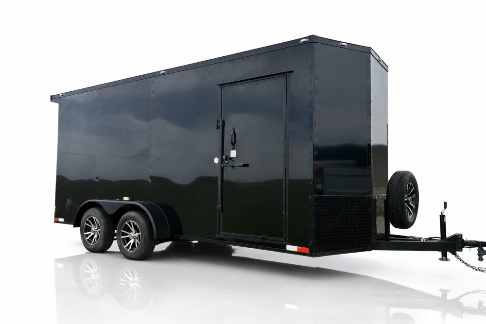 16'x7'x7' TrueBlue Enclosed Cargo Trailer
