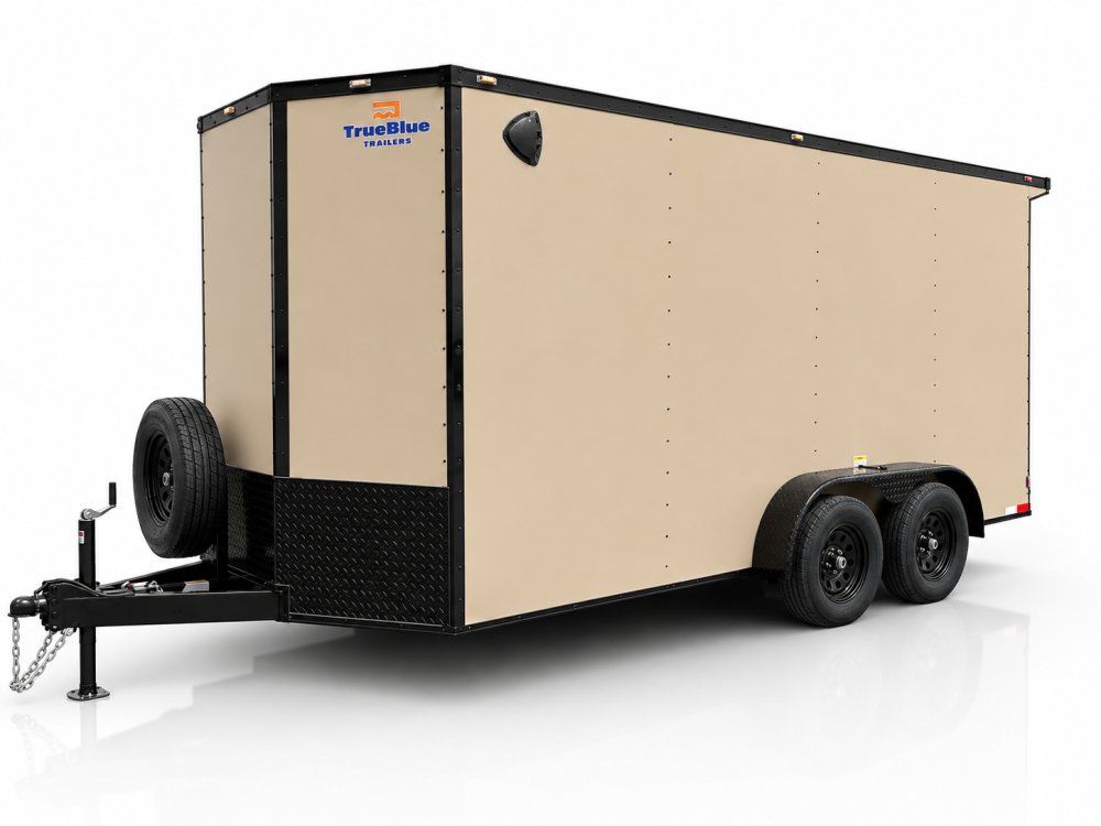 16'x7'x7' TrueBlue Enclosed Cargo Trailer
