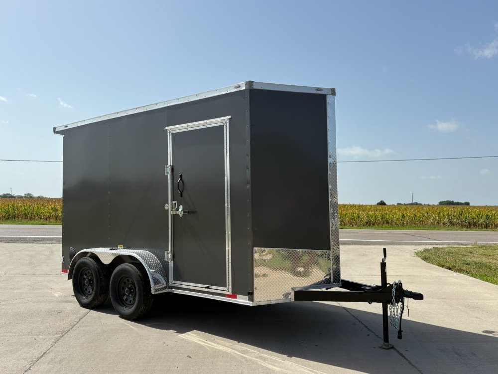 12'x6'x7' TrueBlue Enclosed Cargo