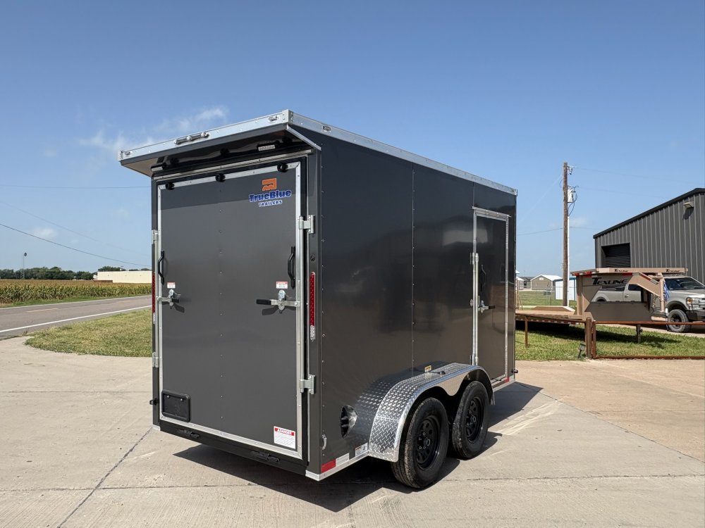 12'x6'x7' TrueBlue Enclosed Cargo