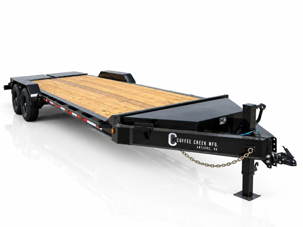 24'x83" Coffee Creek 8" I-Beam Car Hauler