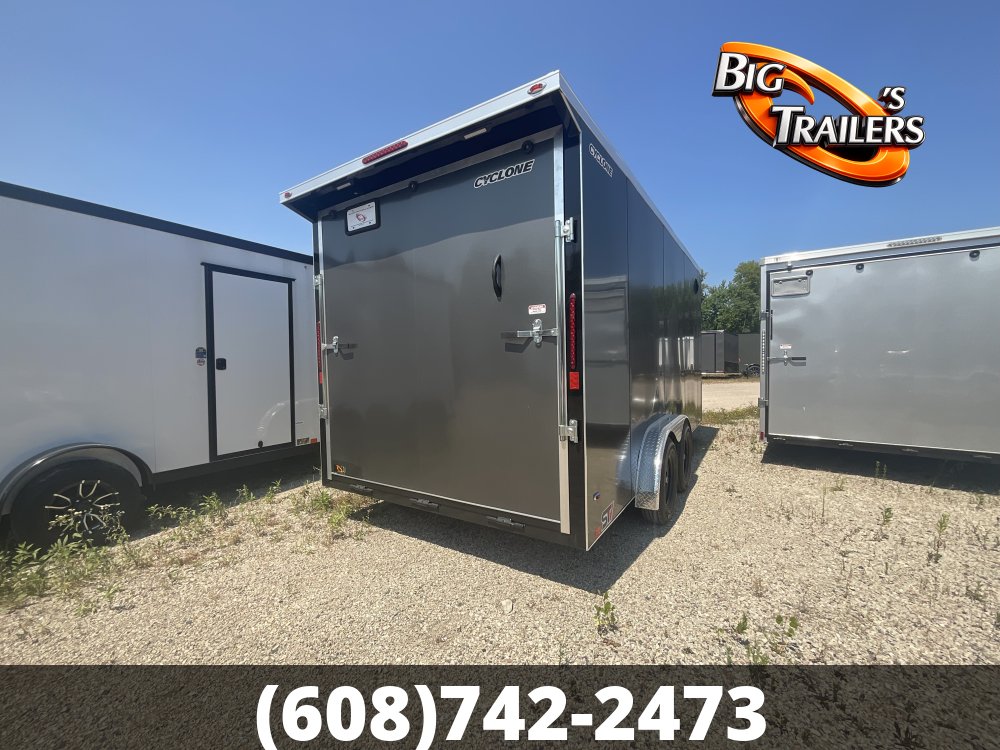 2027 Legend 7.5'x18' Cyclone Steel V-Nose Trailer
