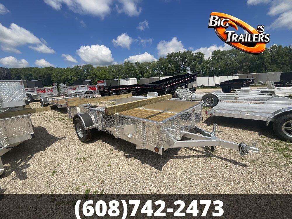 2027 Trophy 6.5'x12' Diamond Plate Utility Trailer