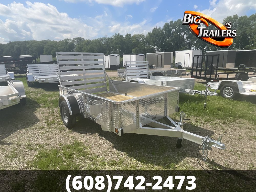 2027 Trophy 5'x8' Diamond Plate Utility Trailer