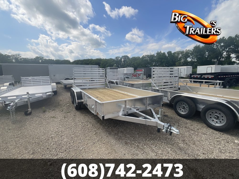 2027 Trophy 7'x14' Diamond Plate Utility Trailer