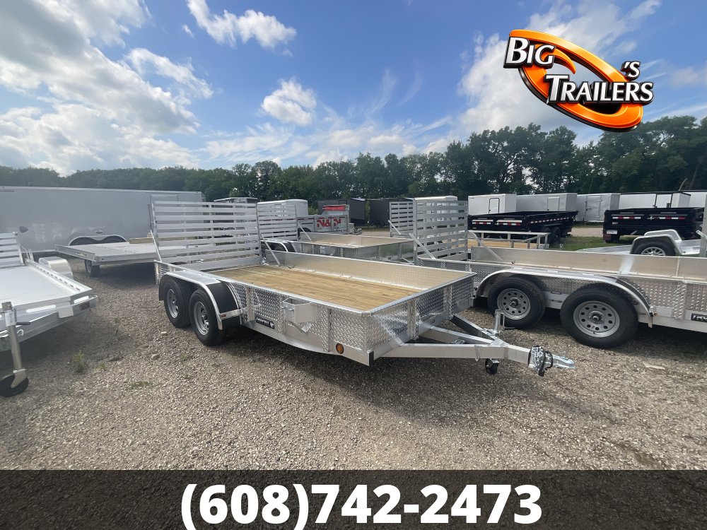 2027 Trophy 7'x14' Diamond Plate Utility Trailer