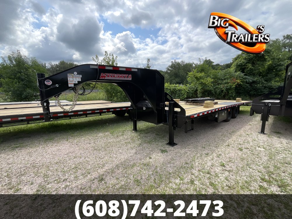 2026 Midsota 102"x30' FB Hydraulic Beavertail Trailer
