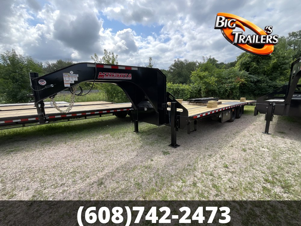 2026 Midsota 102"x30' FB Hydraulic Beavertail Trailer
