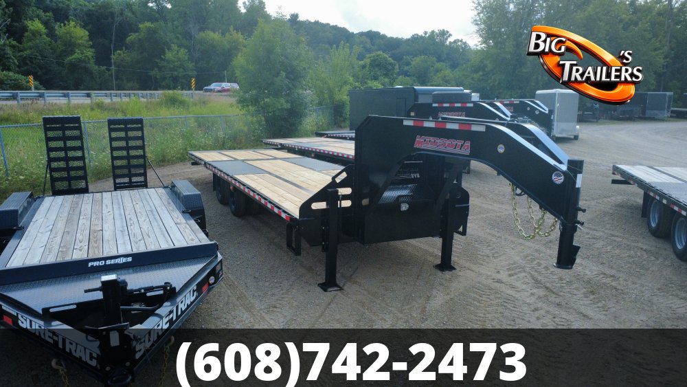 2026 Midsota 102"x30' FB Hydraulic Beavertail Trailer