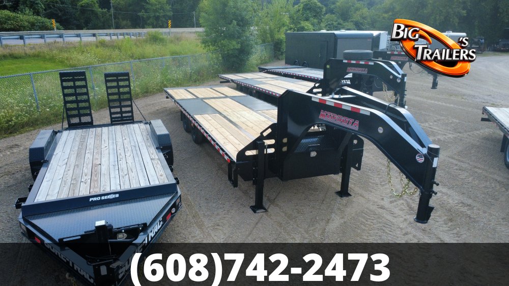2026 Midsota 102"x30' FB Hydraulic Beavertail Trailer