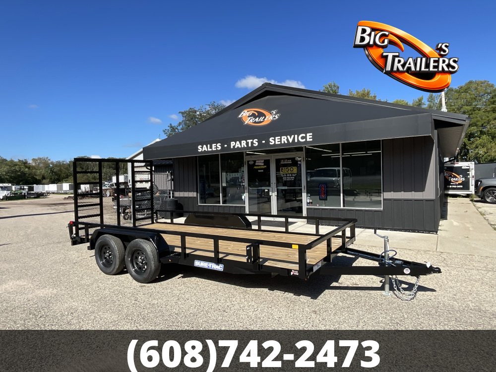 2027 Sure Trac 7'x16' Tube Top Utility Trailer