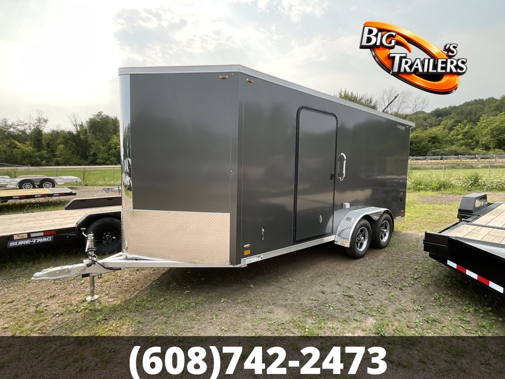 2027 Legend 7'x19' Flat Top V-Nose TA Trailer