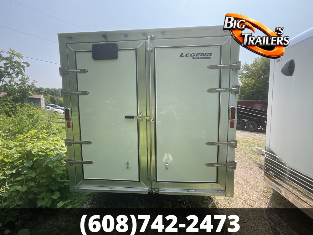 2027 Legend 8'x19' Flat Top V-Nose TA Trailer