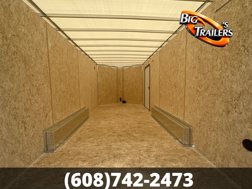 2027 Legend 8'x19' Flat Top V-Nose TA Trailer