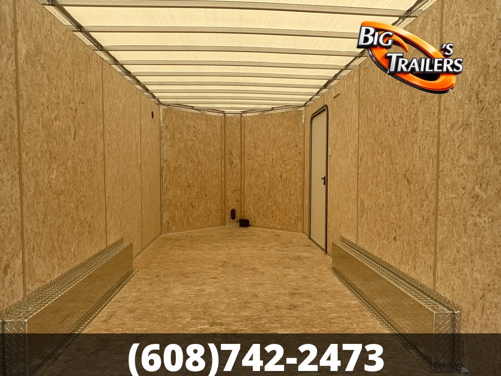 2027 Legend 8'x19' Flat Top V-Nose TA Trailer