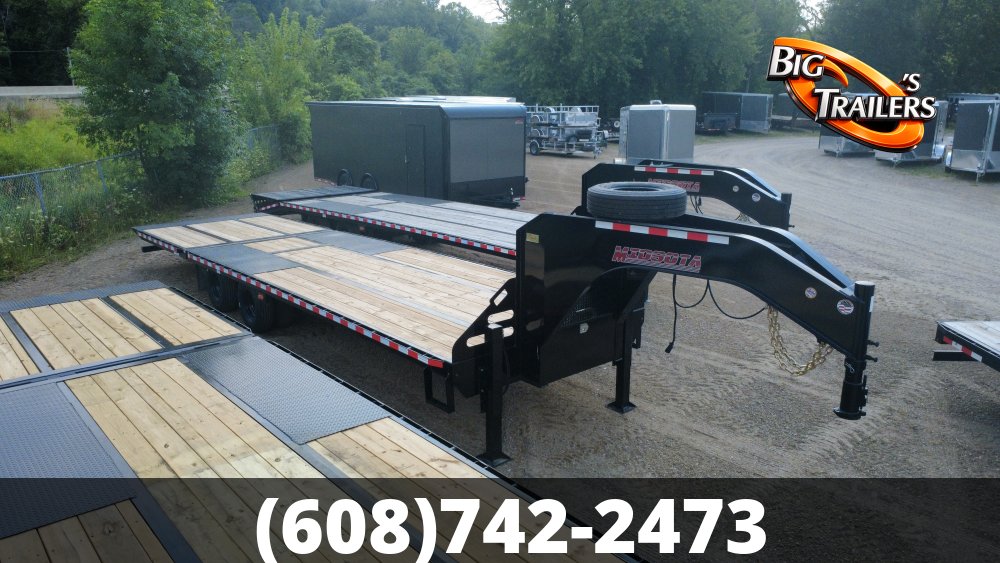 2026 Midsota 102"x32' FB Hydraulic Beavertail Trailer