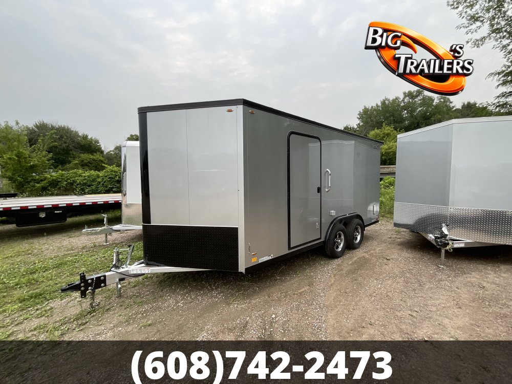 2027 Legend 8'x19' Flat Top V-Nose TA Trailer