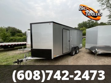 2027 Legend 8'x19' Flat Top V-Nose TA Trailer