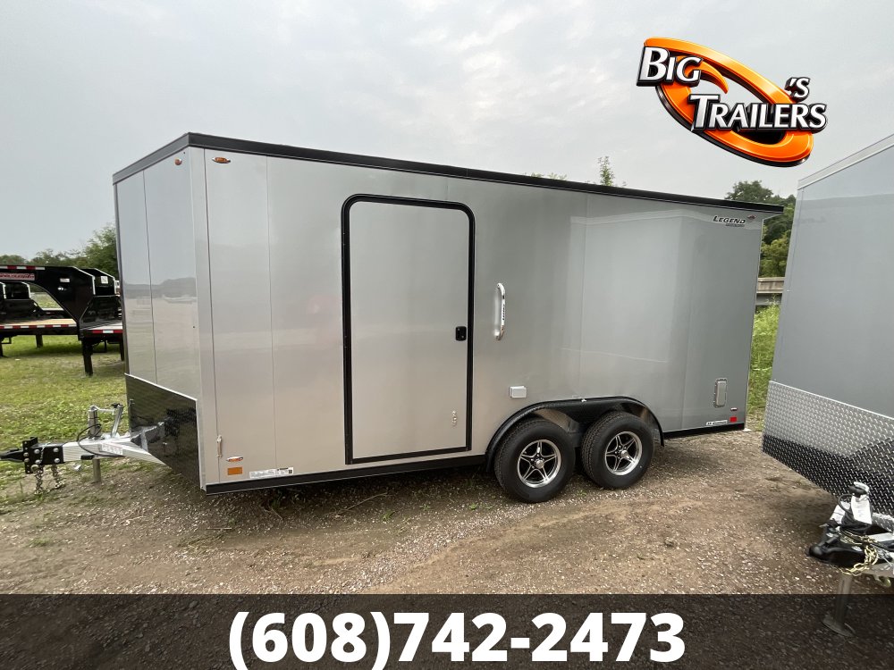 2027 Legend 8'x19' Flat Top V-Nose TA Trailer