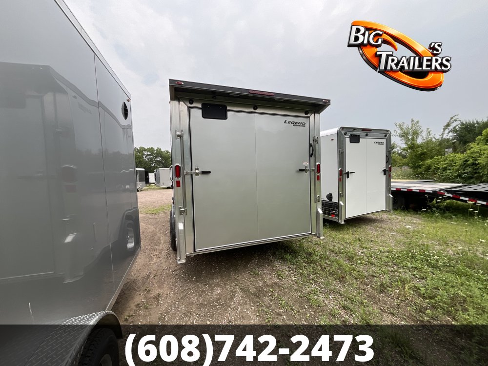2027 Legend 8'x19' Flat Top V-Nose TA Trailer