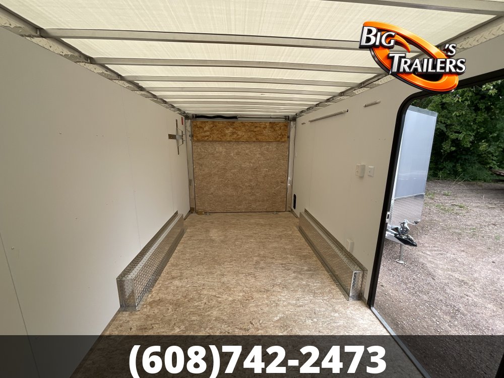 2027 Legend 8'x19' Flat Top V-Nose TA Trailer